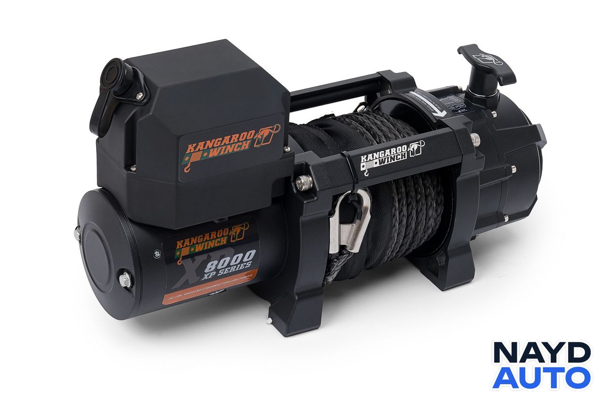 Лебедка KangarooWinch XP 8000 Compact със синтетично въже — снимка 2