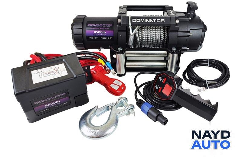 Лебедка DOMINATOR D8500W 12V/24V — снимка 3