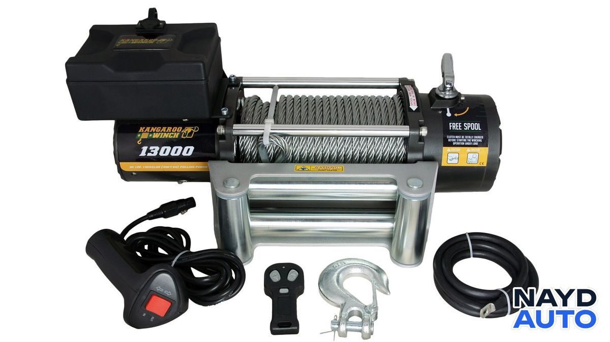 Лебедка KangarooWinch K13000 12V Кенгуру Уинч — снимка 4