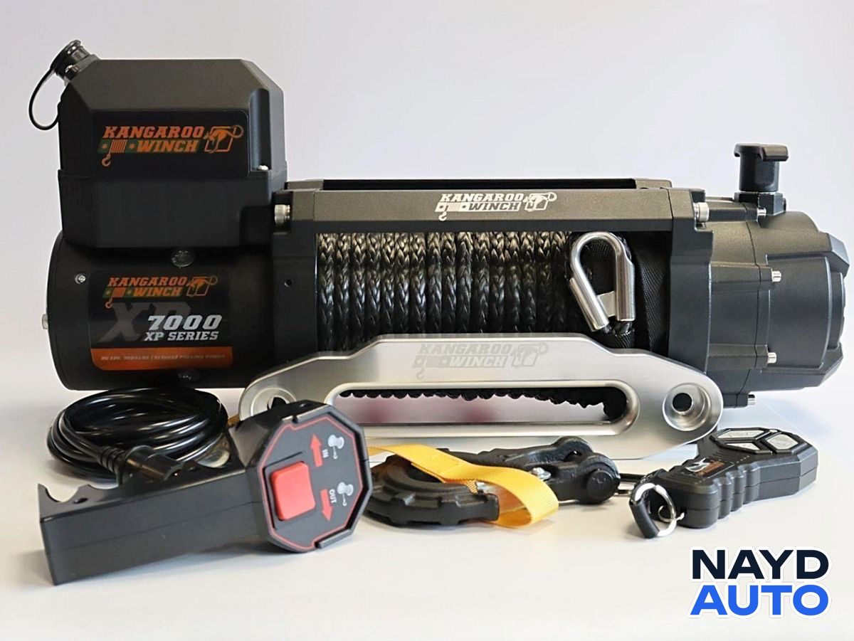 Лебедка KangarooWinch XP 7000 със синтетично въже