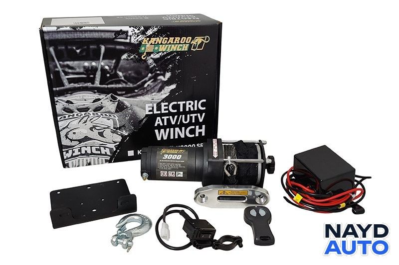 Лебедка за АТВ – KangarooWinch K3000SR 12V — снимка 3