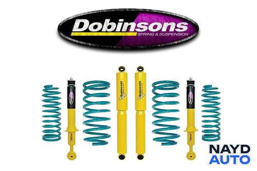 Усилено окачване +50 mm DOBINSONS за NISSAN Navara D21, D22 с подложки на ресьорите