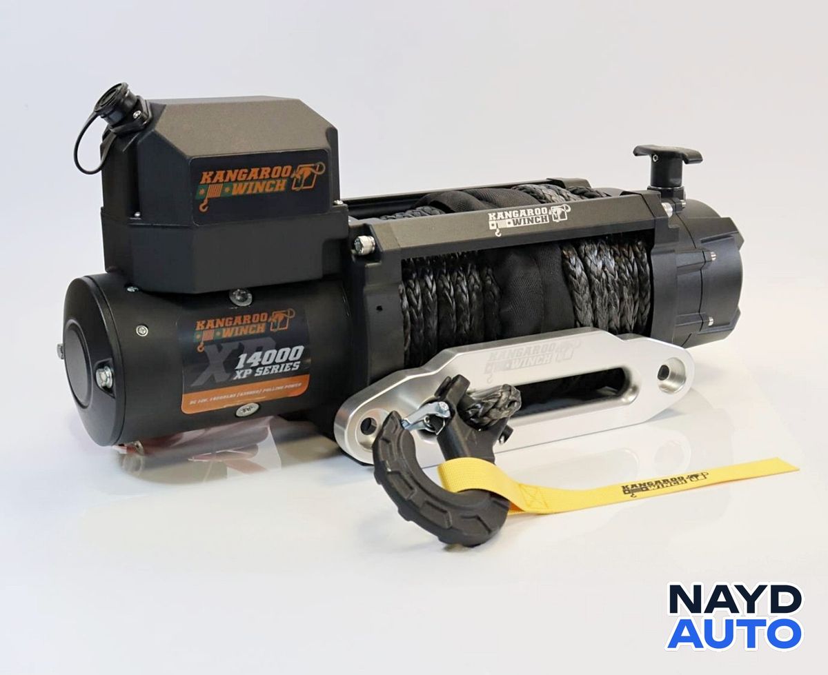 Лебедка KangarooWinch XP 14000 със синтетично въже Кенгуру Уинч — снимка 3