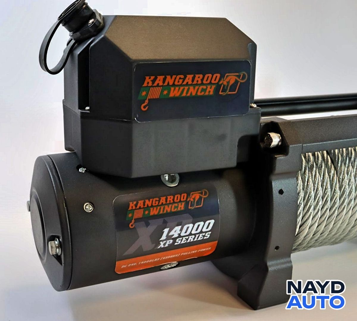 Лебедка KangarooWinch XP 14000 със метално въже Кенгуру Уинч 24V — снимка 6