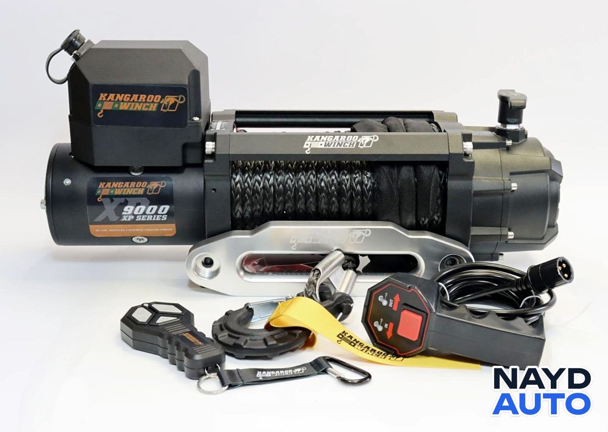Лебедка KangarooWinch XP 9000 със синтетично въже