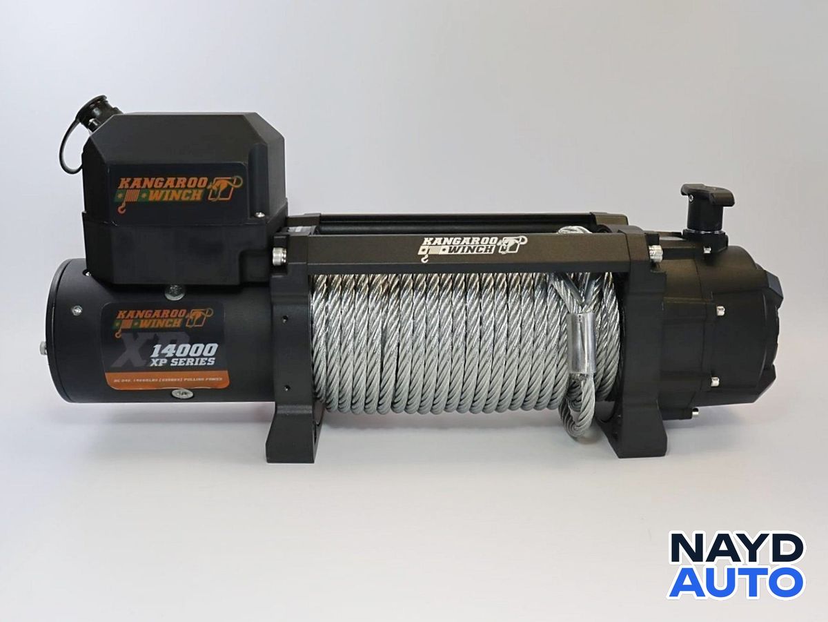 Лебедка KangarooWinch XP 14000 със метално въже Кенгуру Уинч 24V — снимка 5