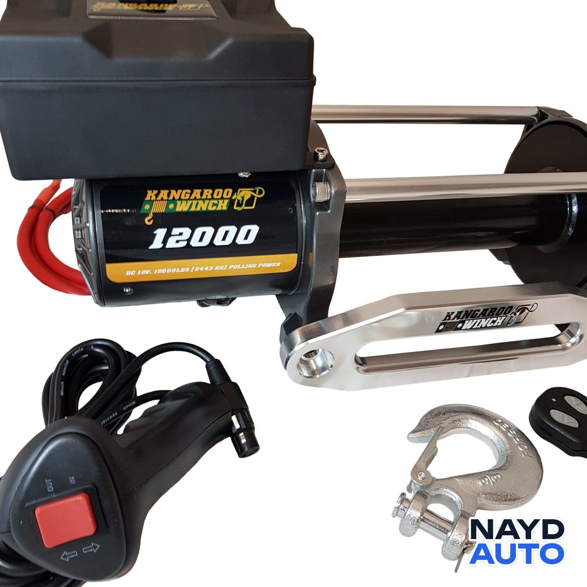 Лебедка KangarooWinch K12000 с алуминиев водач Кенгуру Уинч — снимка 2