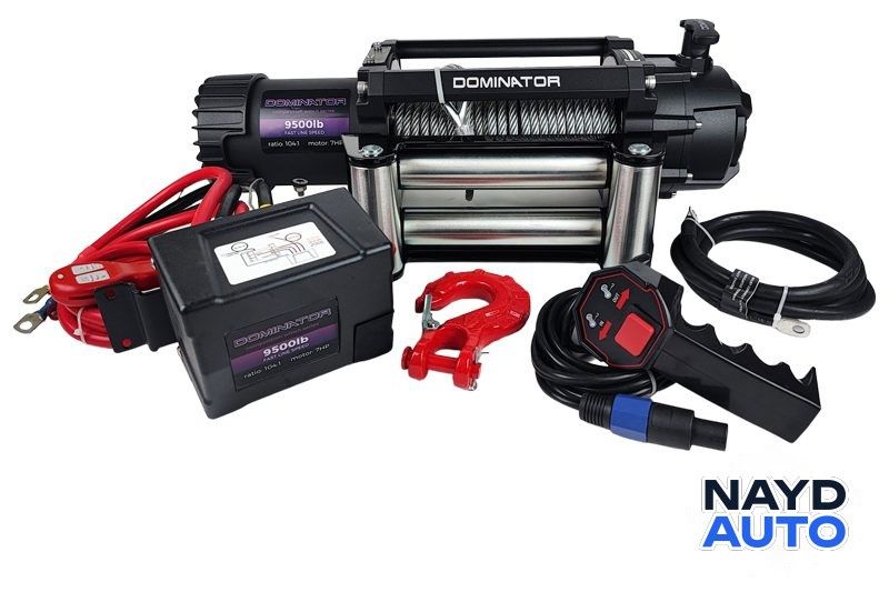 Лебедка DOMINATOR D9500W 12V/24V — снимка 3