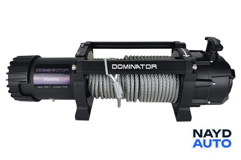Лебедка DOMINATOR D9500W 12V/24V — снимка 2