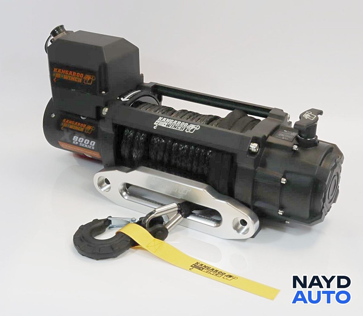 Лебедка KangarooWinch XP 8000 със синтетично въже — снимка 2