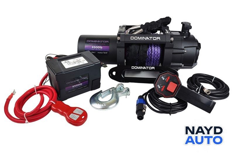 Лебедка DOMINATOR D8500SR 12V/24V — снимка 3