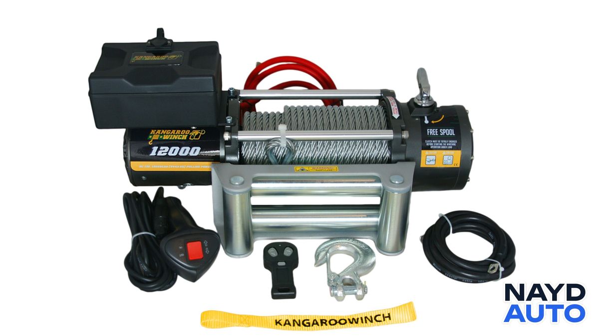 Лебедка с дистанционно KangarooWinch K12000 12V Кенгуру Уинч