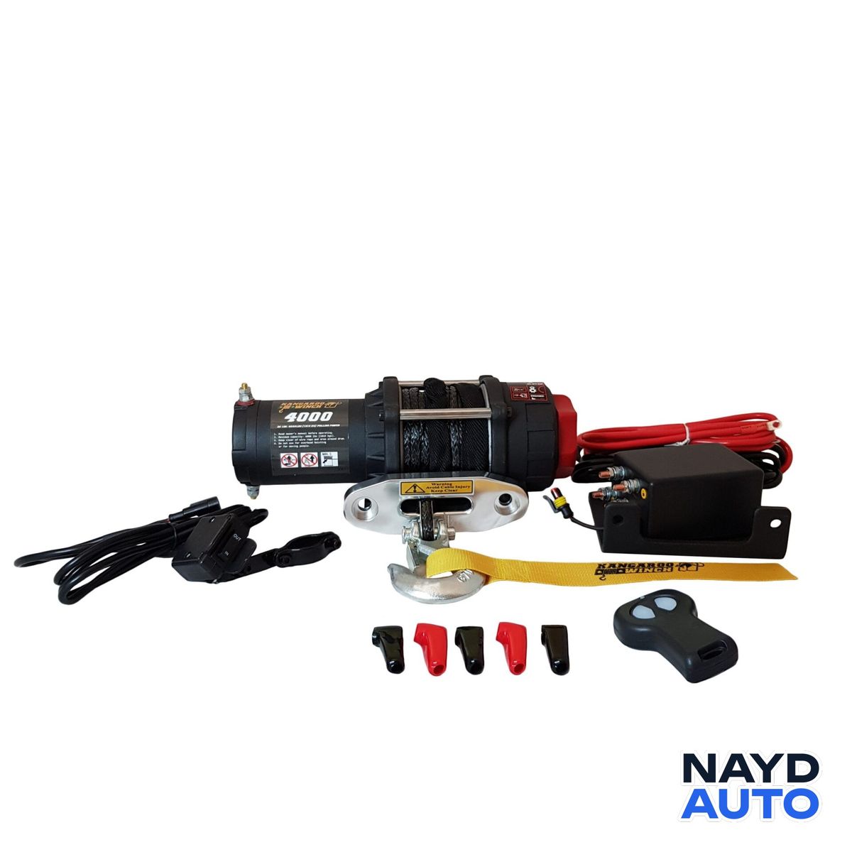 Лебедка KangarooWinch K4000SR 12V — снимка 2