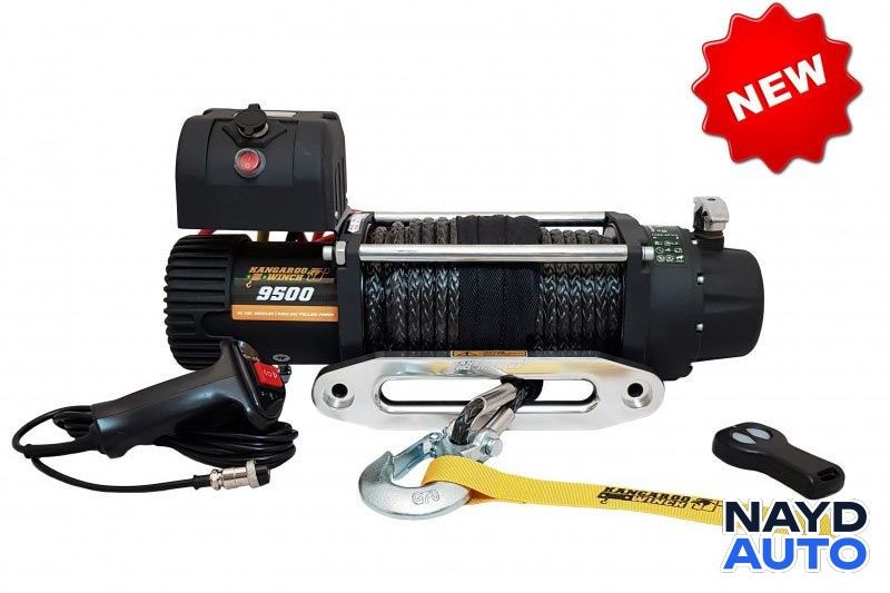 Лебедка със синтетика Кенгуру Уинч K9500 SR Power Speed – мощна, бърза