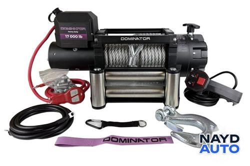 Лебедка DOMINATOR D20000HD с метално въже 24V