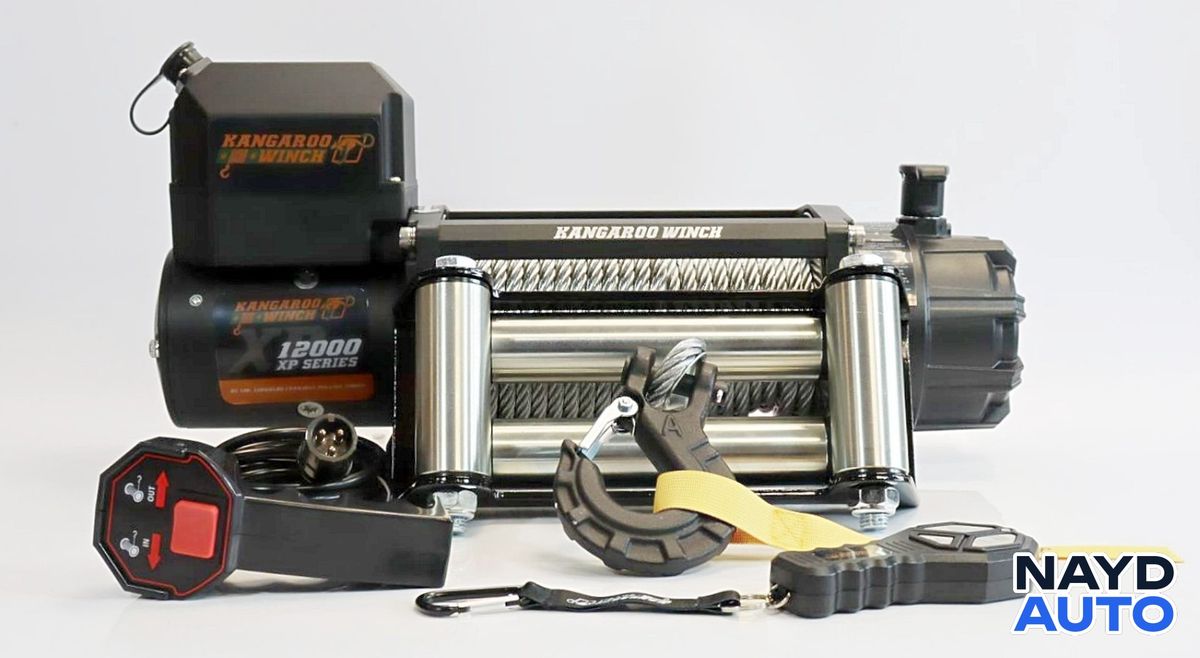 Лебедка KangarooWinch XP 12000 с метално въже Кенгуру Уинч — снимка 4