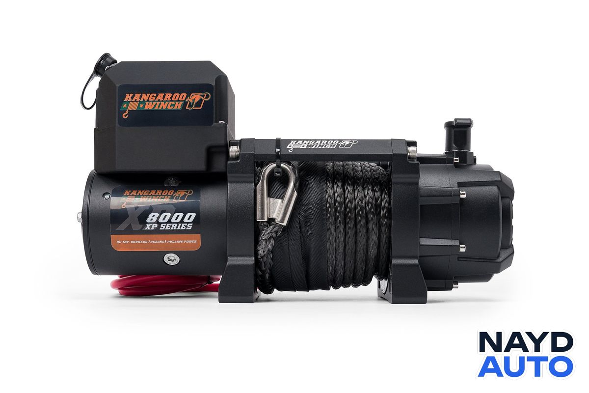 Лебедка KangarooWinch XP 8000 Compact със синтетично въже