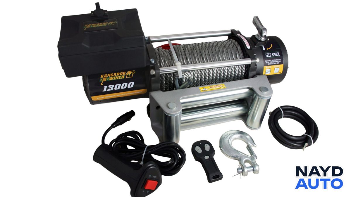 Лебедка KangarooWinch K13000 12V Кенгуру Уинч — снимка 5