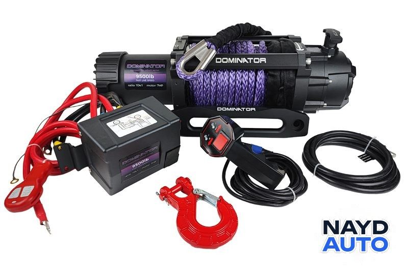 Лебедка DOMINATOR D9500SR 12V/24V — снимка 3