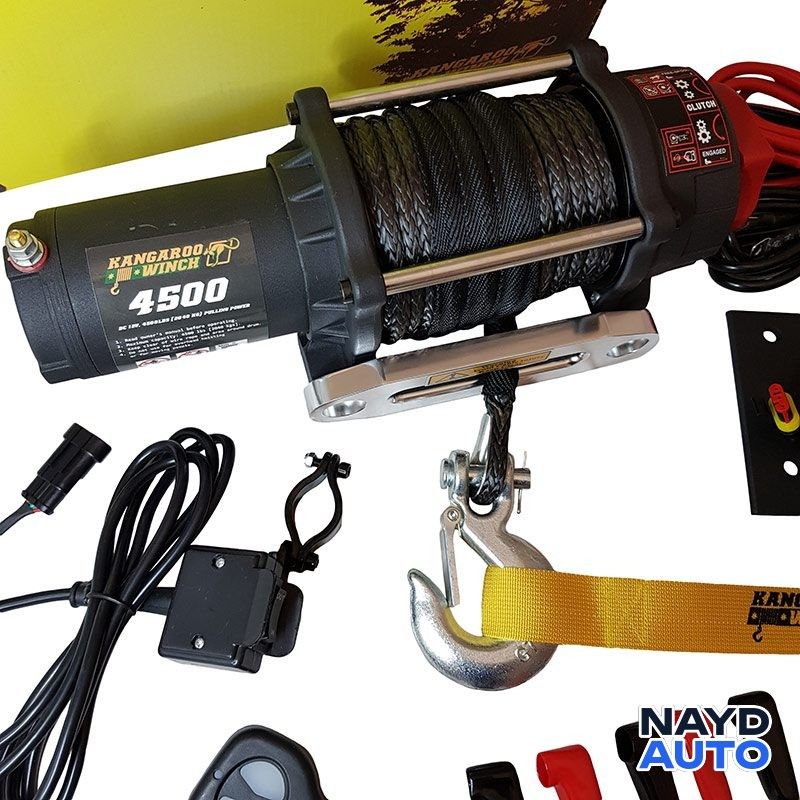 Лебедка KangarooWinch K4500SR 12V — снимка 3