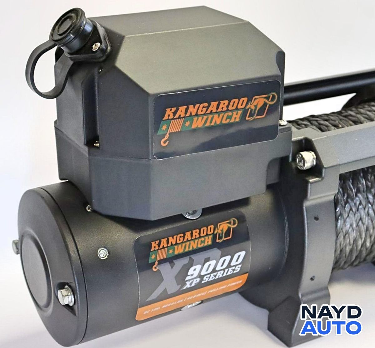 Лебедка KangarooWinch XP 9000 със синтетично въже — снимка 2