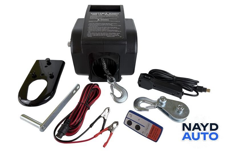 Лебедка DOMINATOR D3500SR 12V синтетично въже