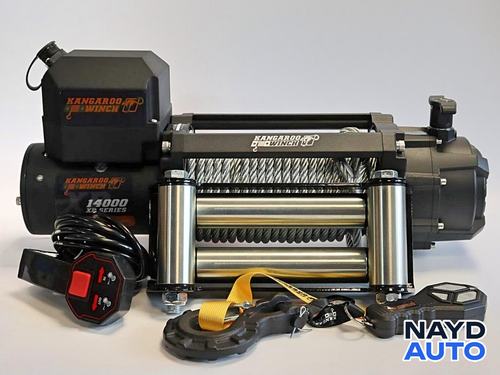 Лебедка KangarooWinch XP 14000 със метално въже Кенгуру Уинч 24V