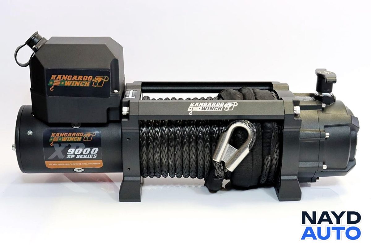 Лебедка KangarooWinch XP 9000 със синтетично въже — снимка 3