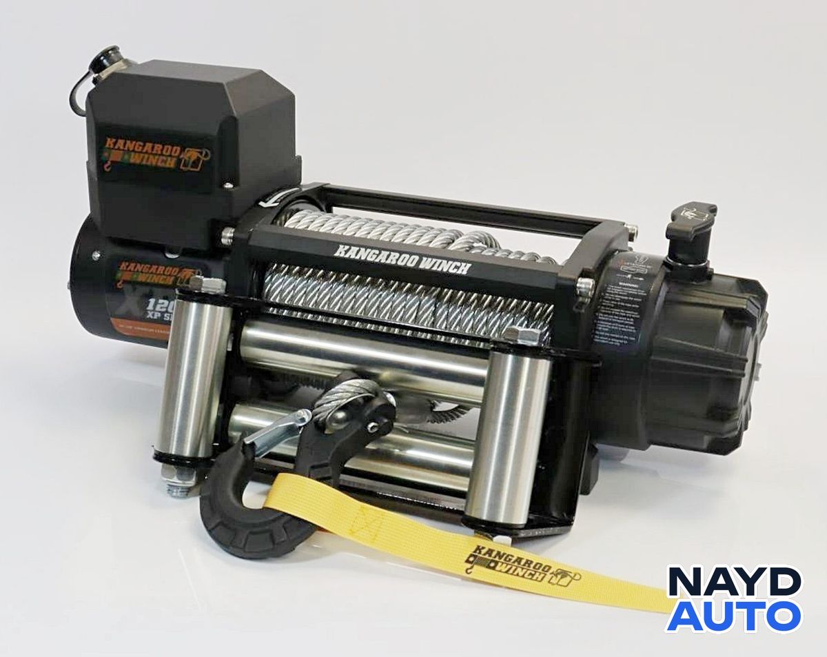 Лебедка KangarooWinch XP 12000 с метално въже Кенгуру Уинч — снимка 2