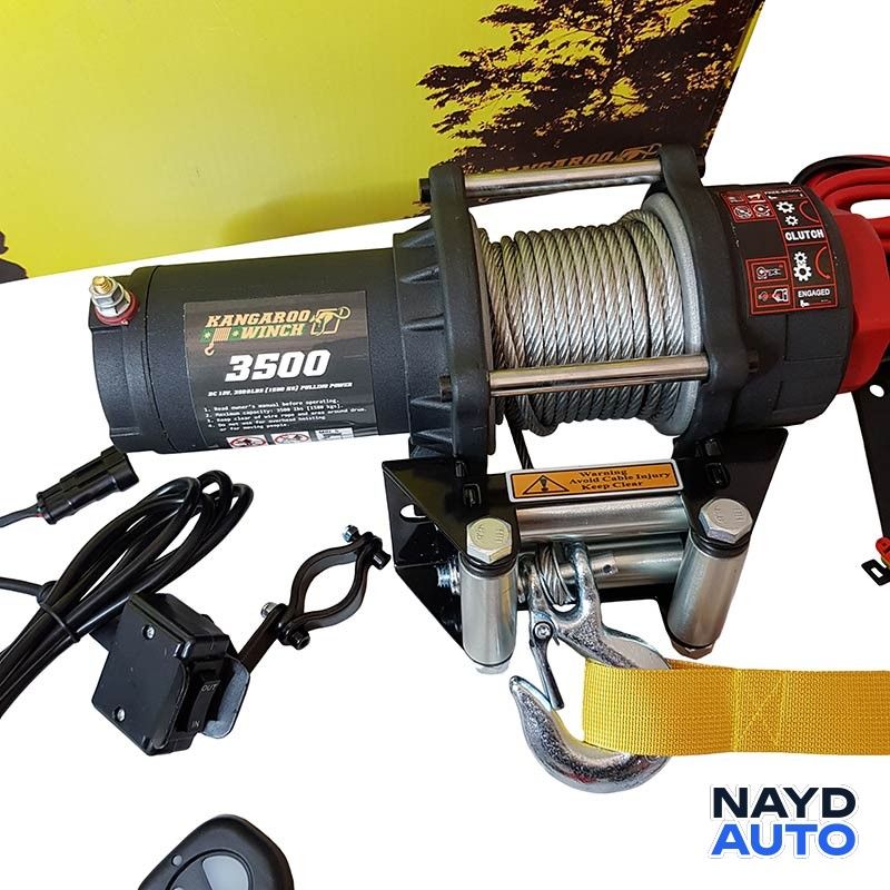 Лебедка KangarooWinch K3500 12V — снимка 2