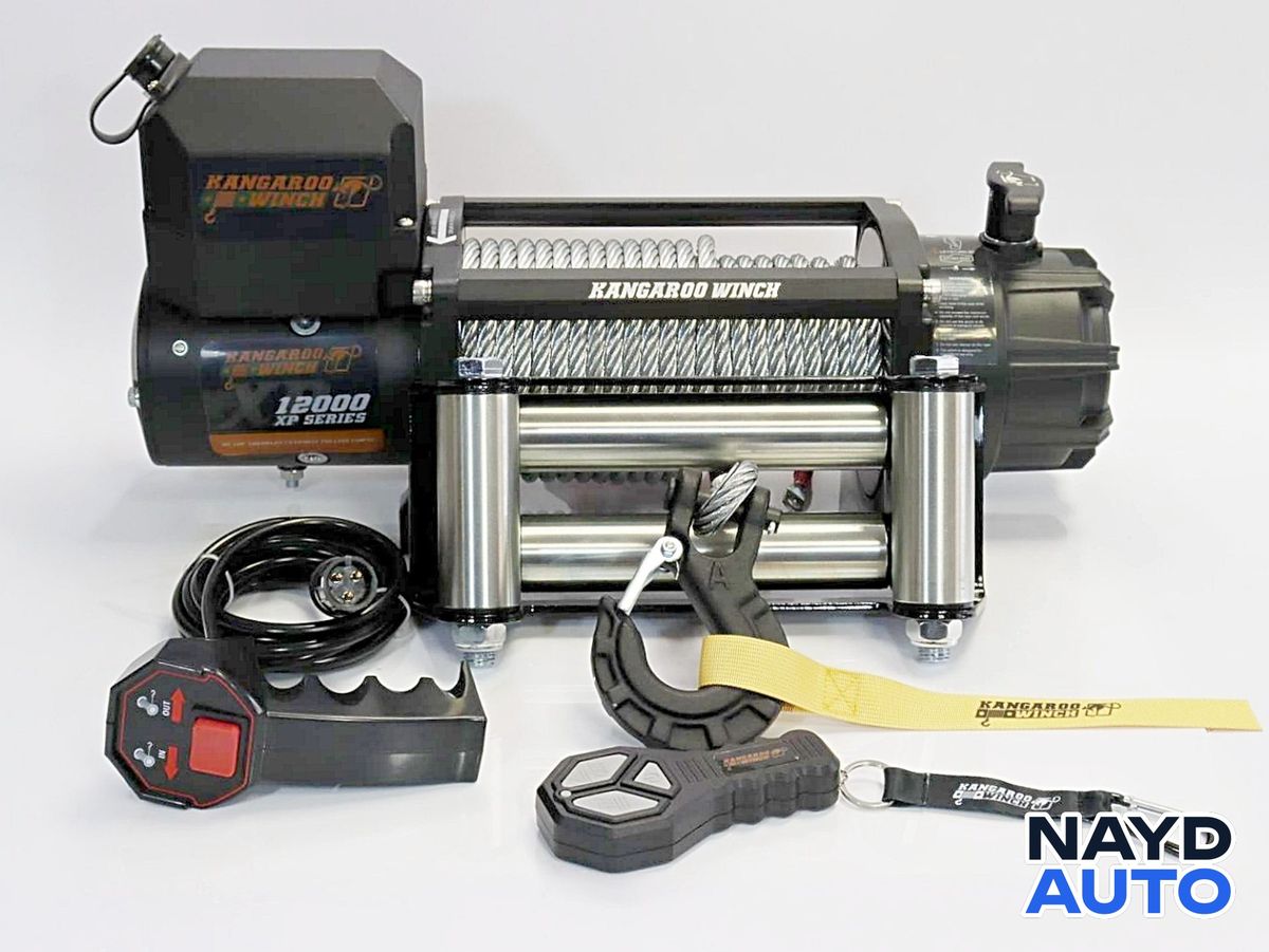 Лебедка KangarooWinch XP 12000 с метално въже Кенгуру Уинч — снимка 3