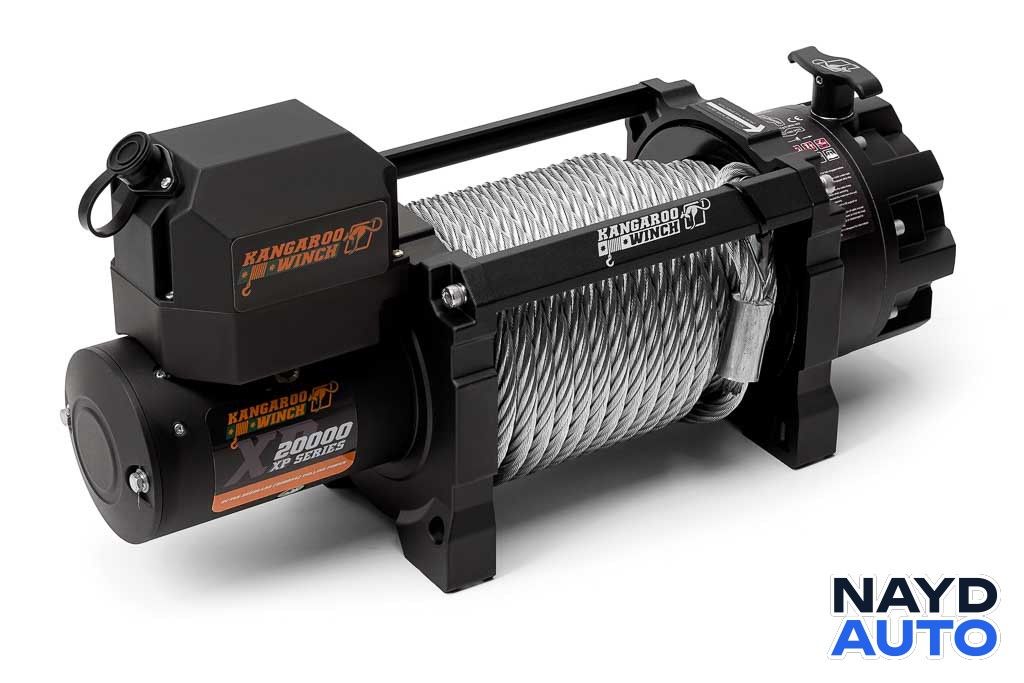 Лебедка KangarooWinch XP 20000 със метално въже Кенгуру Уинч 24V — снимка 2